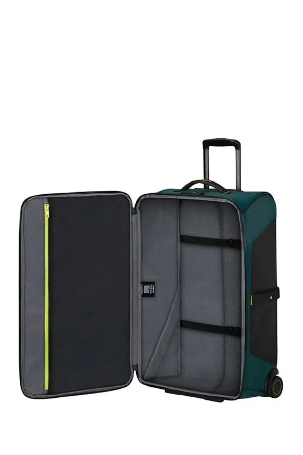 Samsonite Ecodiver Matkakassi pyörillä 67 cm Dark Teal/Lime Clearance