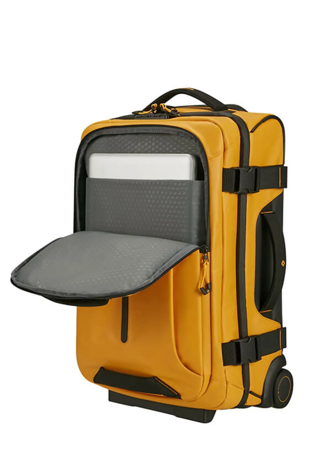 ecodiver_matkakassi_pyril_1-19.webp Samsonite Ecodiver Matkakassi pyörillä ja kahdella osastolla 55cm Yellow Outlet
