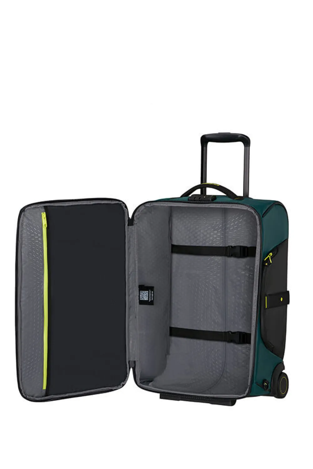 ecodiver_matkakassi_pyril_1-8.webp Samsonite Ecodiver Matkakassi pyörillä 55cm reppu Dark Teal/Lime Fashion