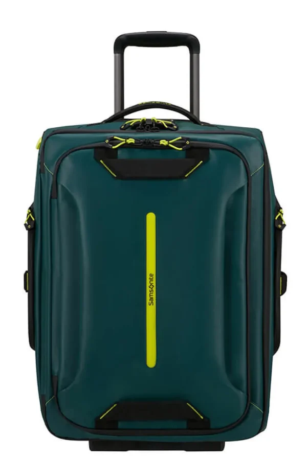 Samsonite Ecodiver Matkakassi pyörillä 55cm reppu Dark Teal/Lime Fashion