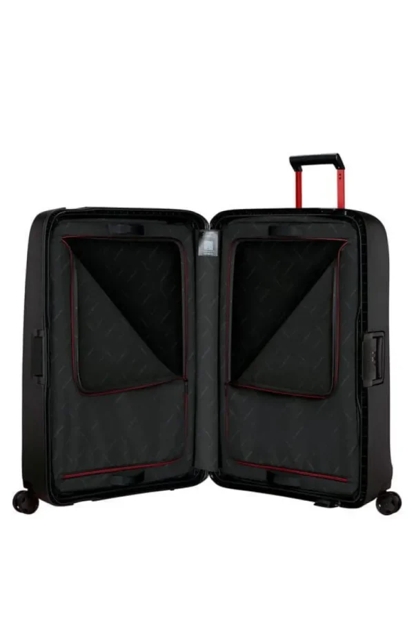 Samsonite Essens Nelipyöräinen matkalaukku 81cm Charcoal/Red Hot