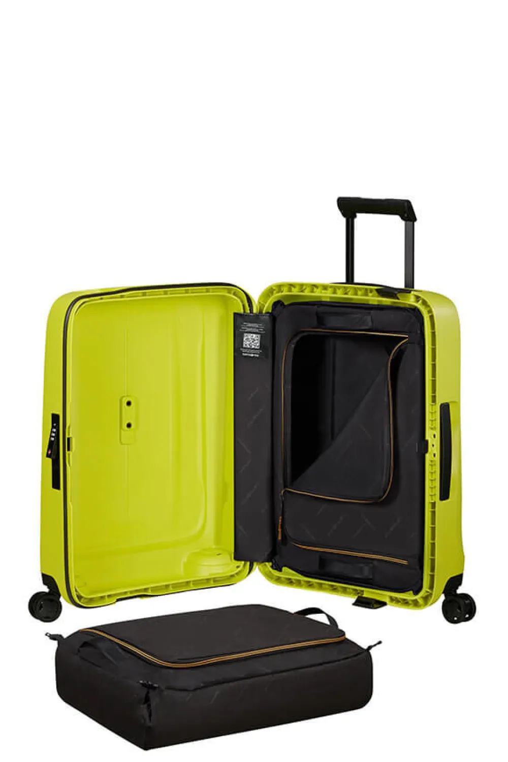 essens_nelipyrinen_matkal_2-5.webp Samsonite Essens Nelipyöräinen matkalaukku 55cm Lime Discount