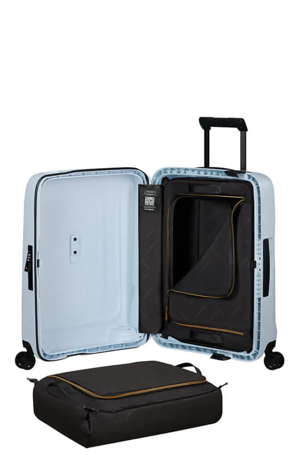 essens_nelipyrinen_matkal_2-6.webp Samsonite Essens Nelipyöräinen matkalaukku 55cm Glacier Clearance