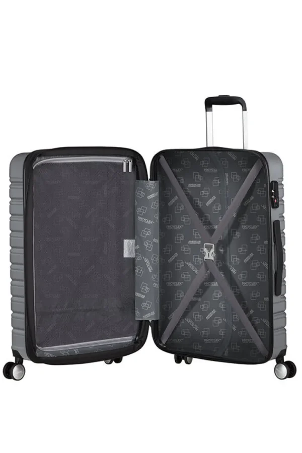 American Tourister Flashline Keskikokoinen matkalaukku Sky Silver Clearance