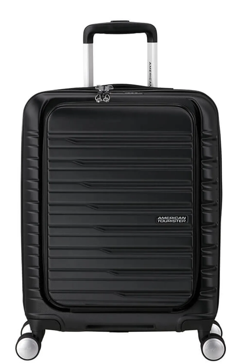 flashline_nelipyrinen_mat_2-2.webp American Tourister Flashline Nelipyöräinen matkalaukku 55cm easy access Shadow Black Discount
