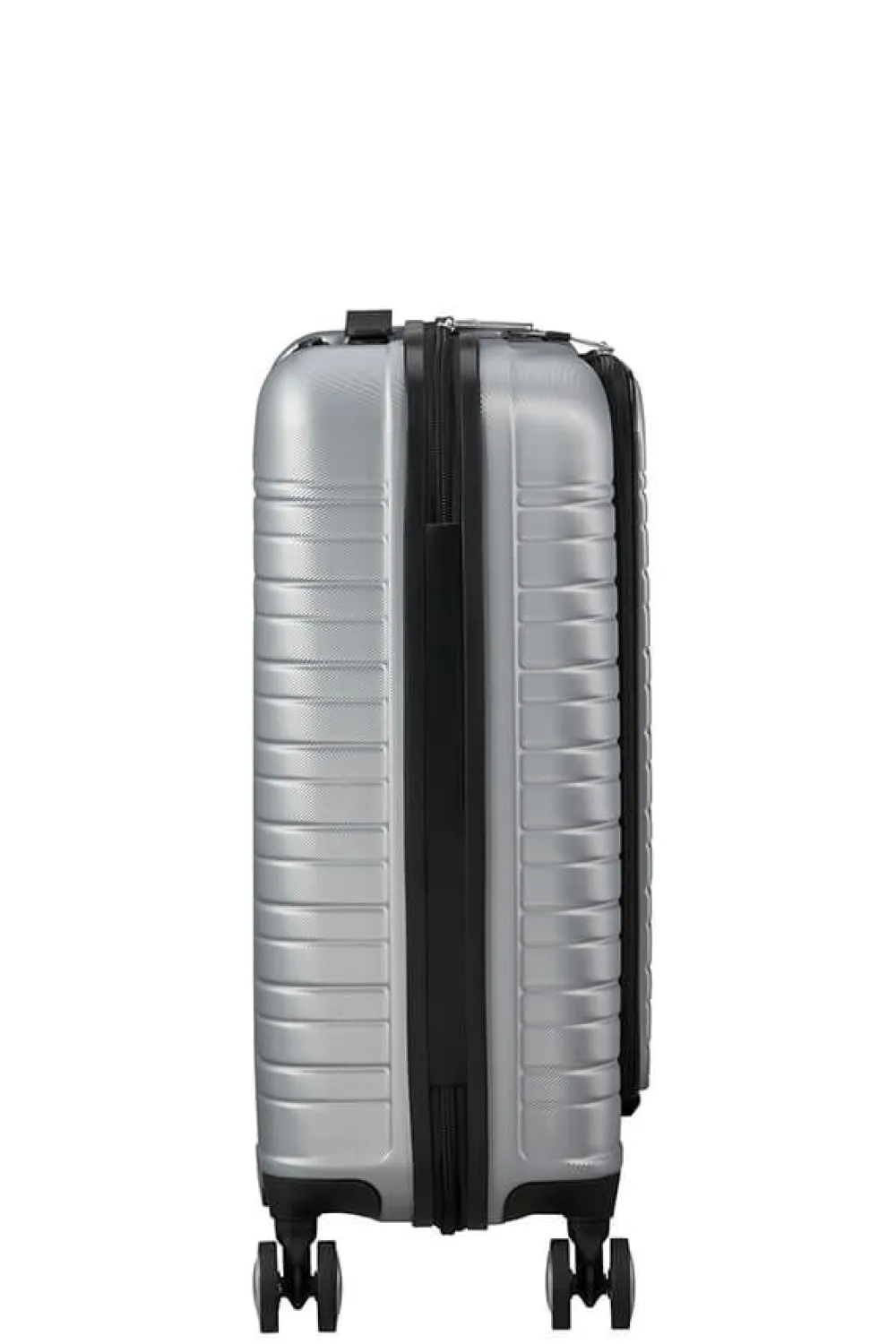 flashline_nelipyrinen_mat_4-3.webp American Tourister Flashline Nelipyöräinen matkalaukku 55cm easy access Sky Silver New