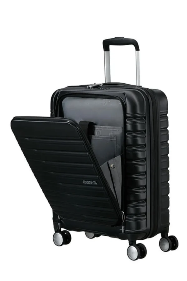 American Tourister Flashline Nelipyöräinen matkalaukku 55cm easy access Shadow Black Discount