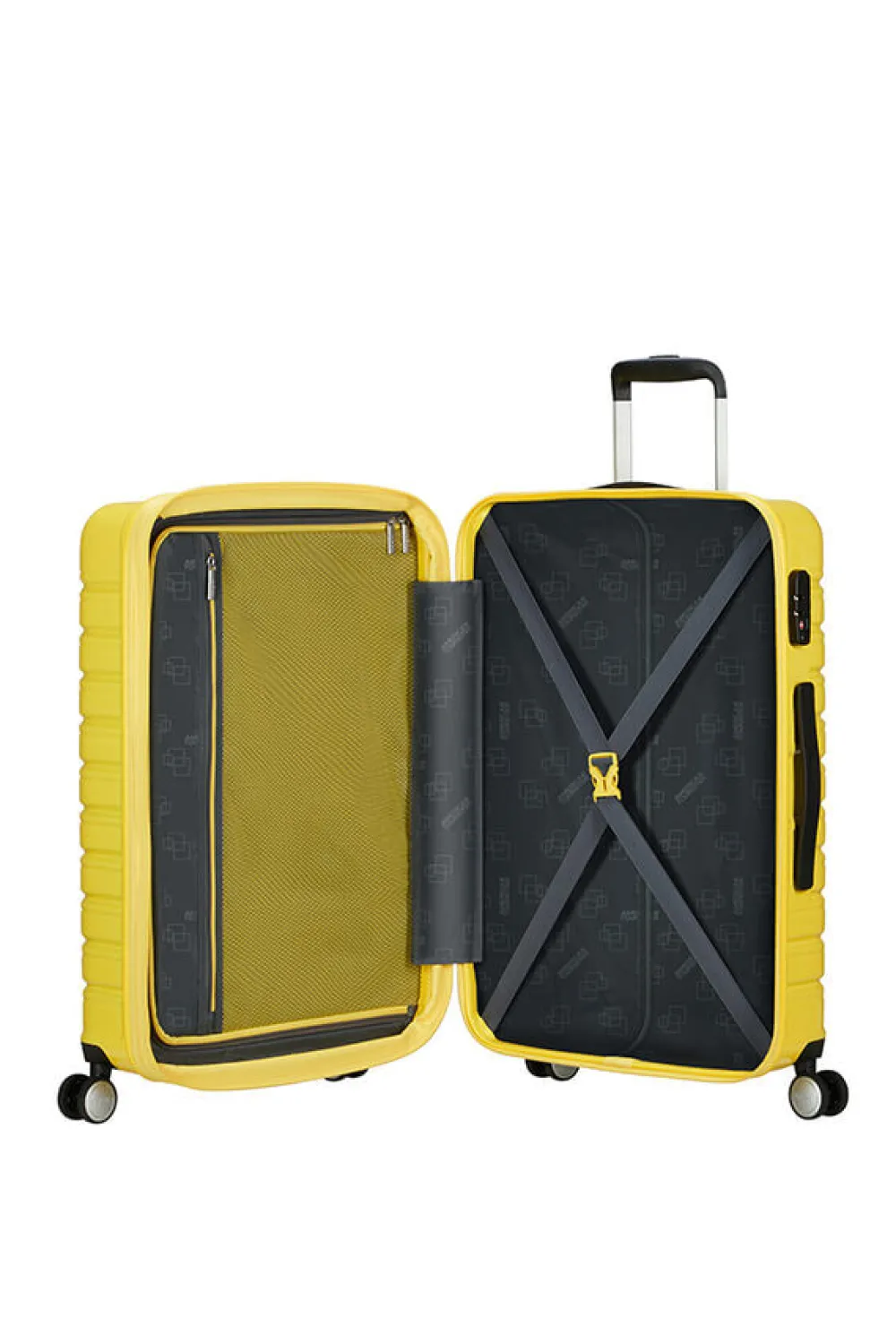 flashline_pop_keskikokoin_0-2.webp American Tourister Flashline Pop Keskikokoinen matkalaukku Lemon Yellow Online