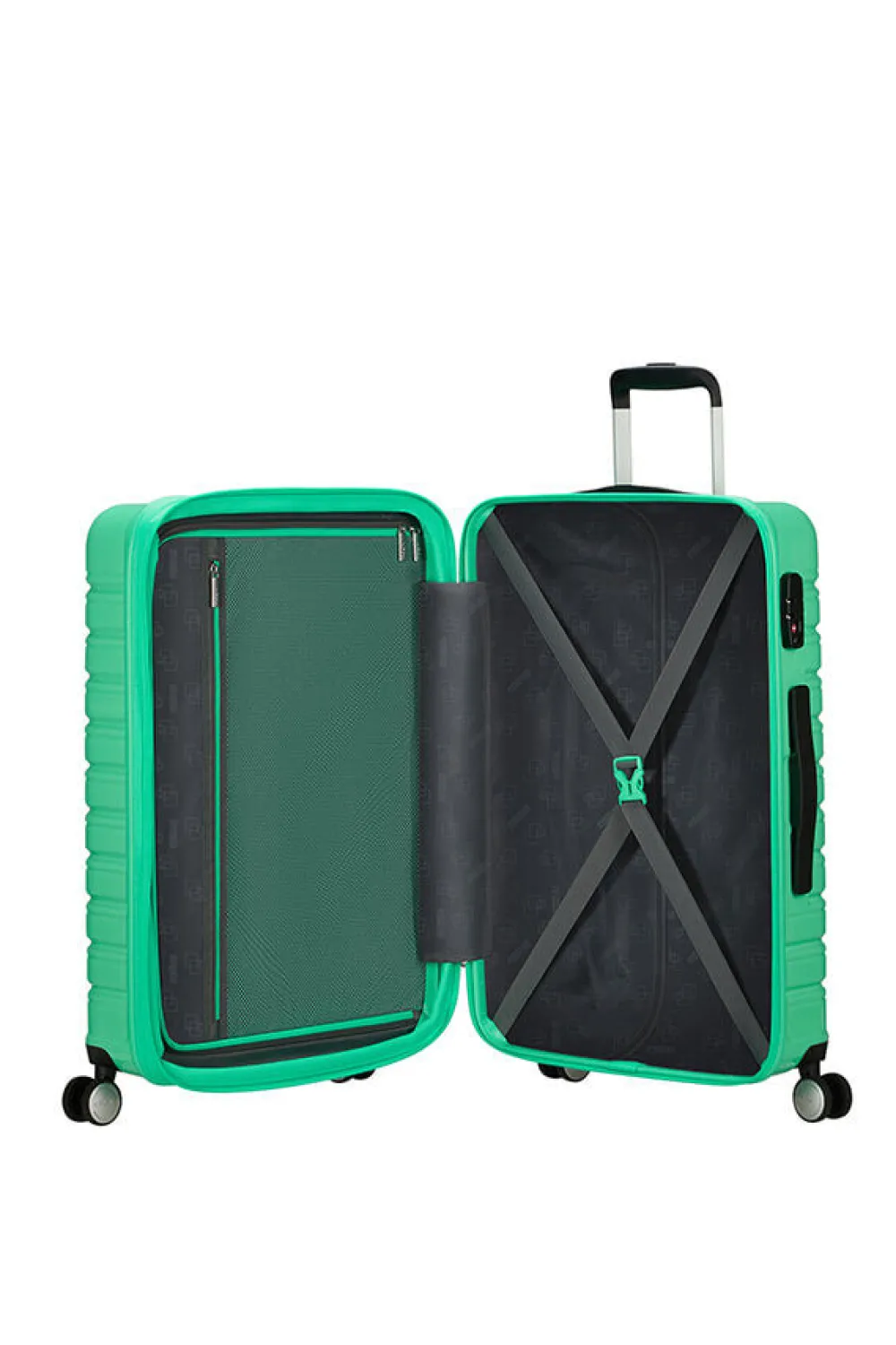 flashline_pop_keskikokoin_0.webp American Tourister Flashline Pop Keskikokoinen matkalaukku Light Green Clearance