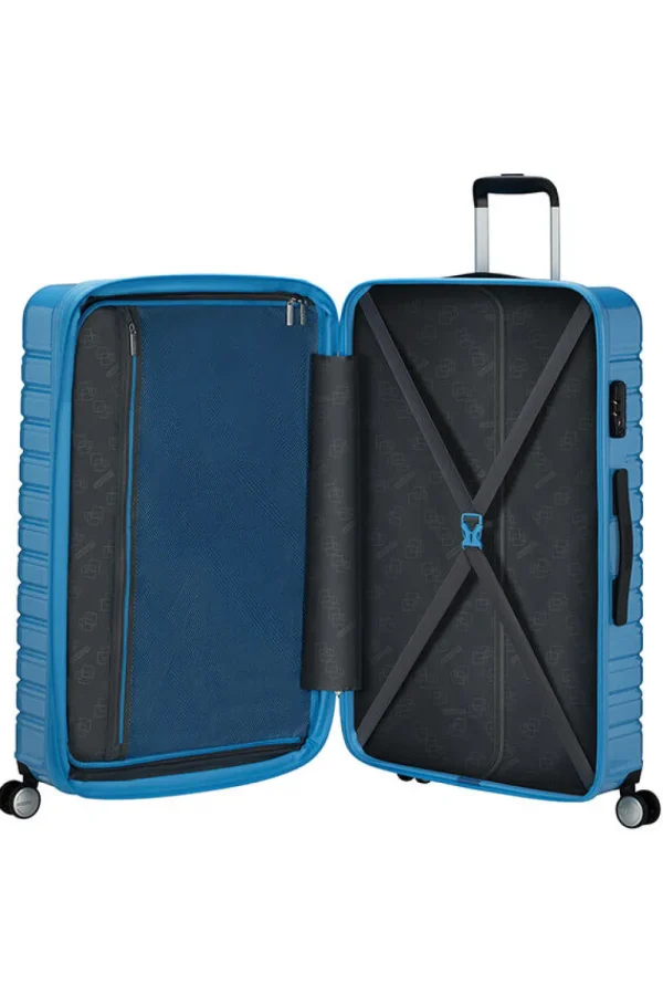 American Tourister Flashline Pop Suuri matkalaukku Cloudy Blue New
