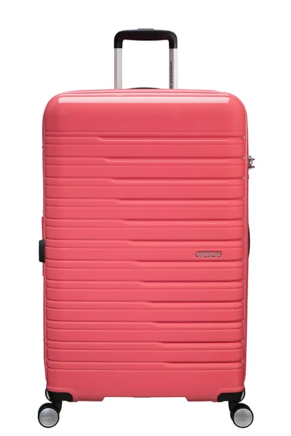 American Tourister Flashline Pop Suuri matkalaukku Coral Pink Outlet