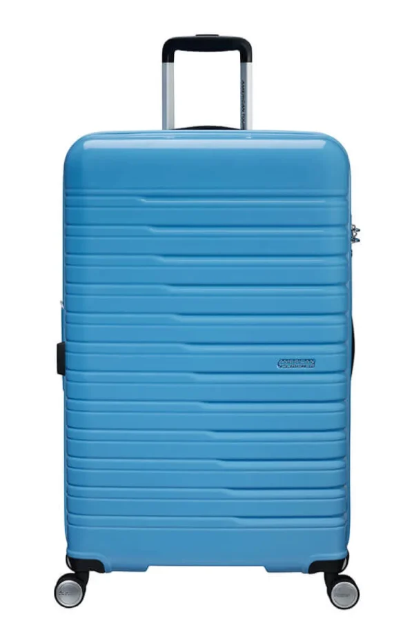American Tourister Flashline Pop Suuri matkalaukku Cloudy Blue New