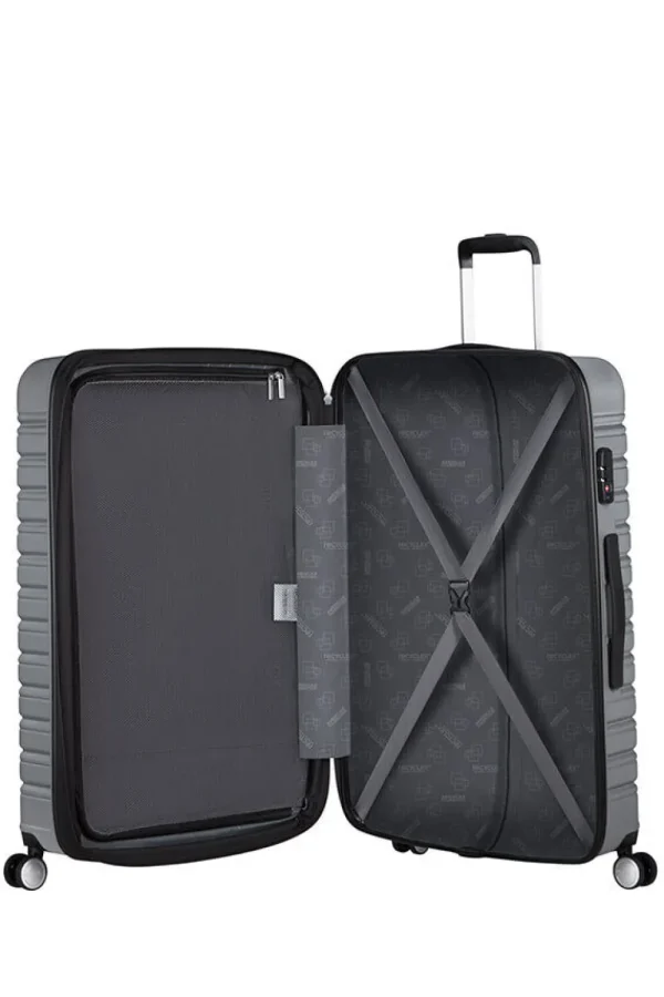 American Tourister Flashline Suuri matkalaukku Sky Silver Sale