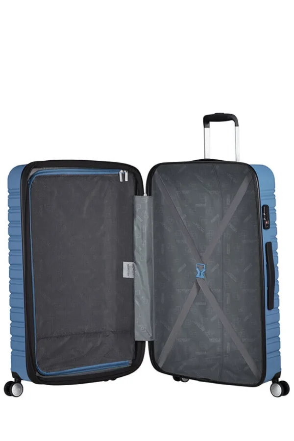 American Tourister Flashline Suuri matkalaukku Coronet Blue New