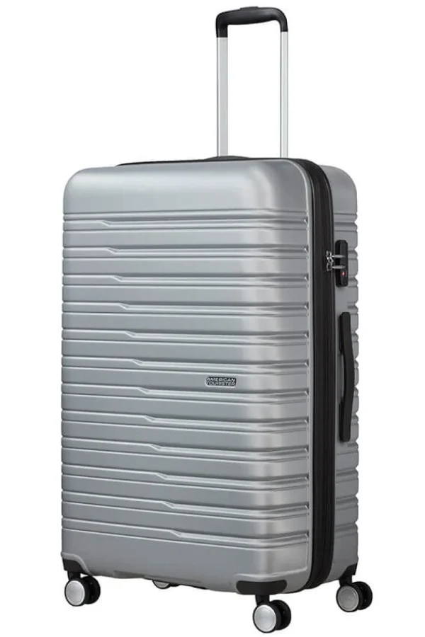 American Tourister Flashline Suuri matkalaukku Sky Silver Sale
