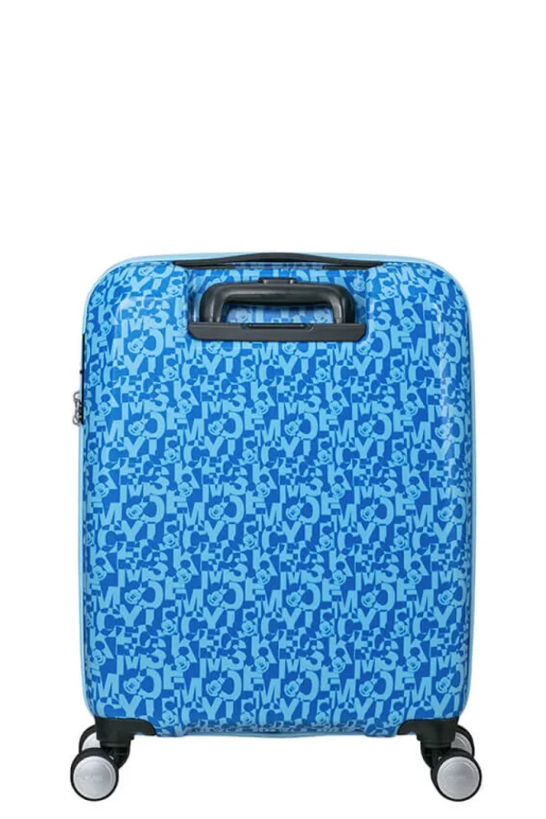 American Tourister Funlight Disney Nelipyöräinen matkalaukku 55cm Mickey Lenticular Blue Clearance