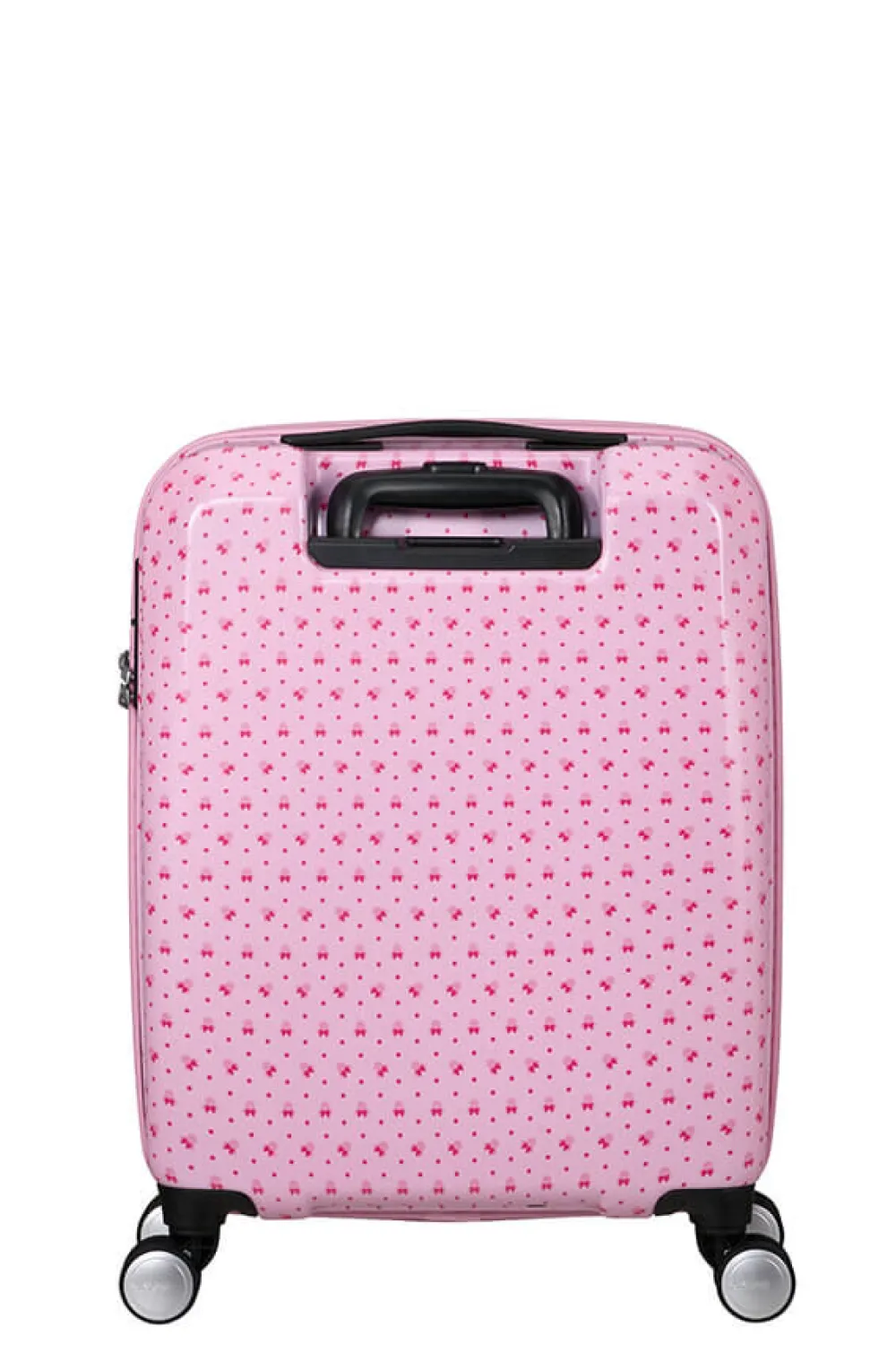 funlight_disney_nelipyrin_1.webp American Tourister Funlight Disney Nelipyöräinen matkalaukku 55cm Minnie Lenticular Pink Hot