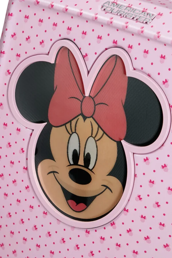 American Tourister Funlight Disney Nelipyöräinen matkalaukku 55cm Minnie Lenticular Pink Hot