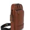 TUMI Harrison Olkareppu Cognac New