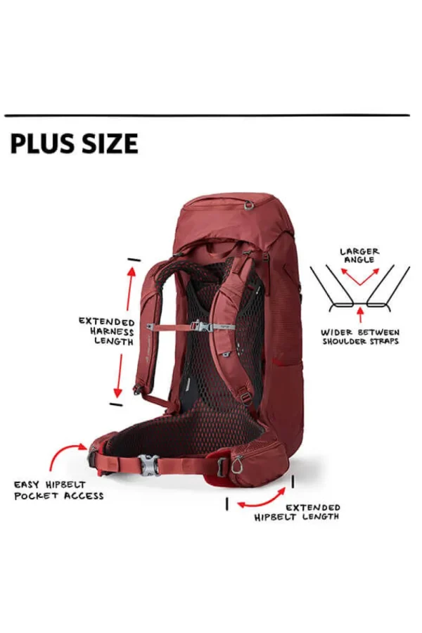 Gregory Kalmia Plus Backpack Bordeaux Red Best