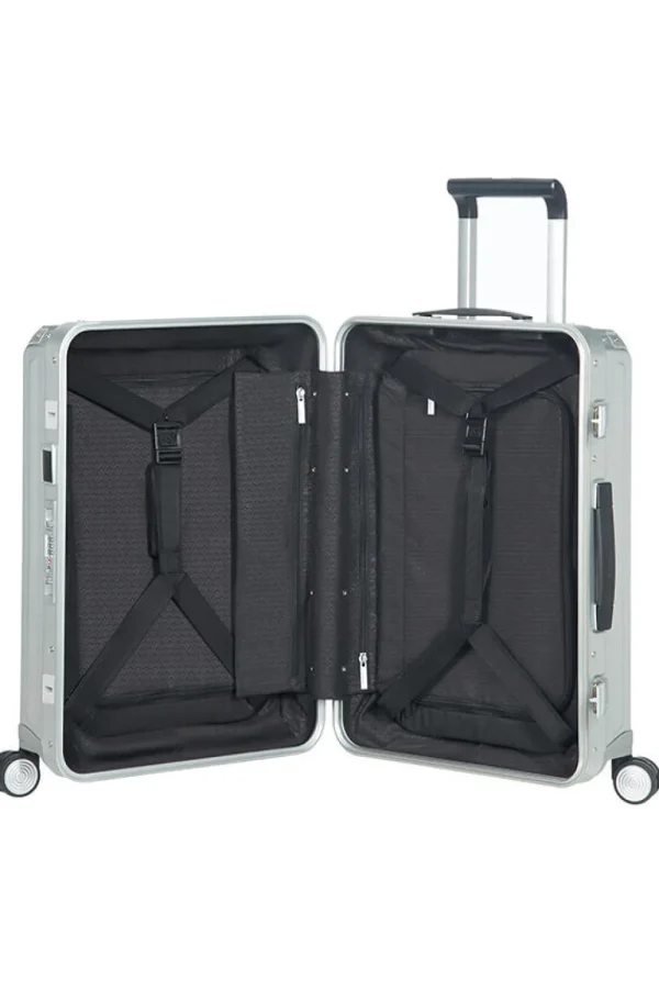 Samsonite Lite-Box Alu Nelipyöräinen matkalaukku 55cm Aluminium Fashion