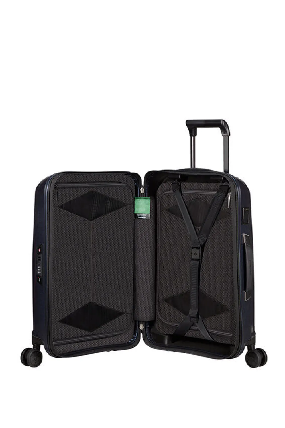 majorlite_nelipyrinen_laa_0-1.webp Samsonite Major-Lite Nelipyöräinen laajennettava matkalaukku 55cm Midnight Blue Outlet