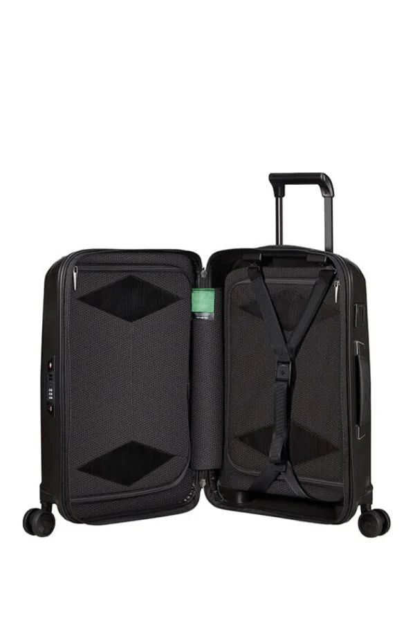 Samsonite Major-Lite Nelipyöräinen laajennettava matkalaukku 55cm Black New