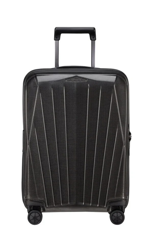Samsonite Major-Lite Nelipyöräinen laajennettava matkalaukku 55cm Black New