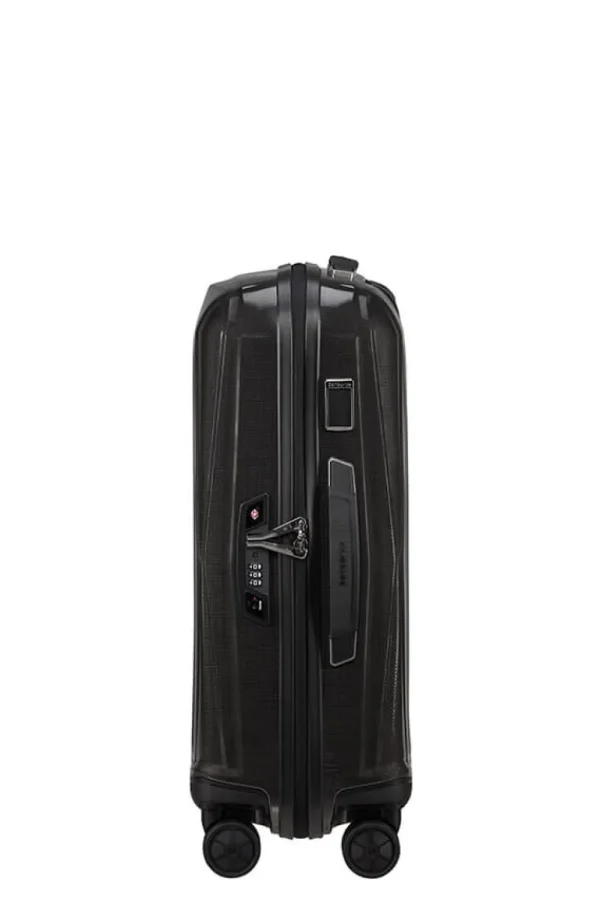 Samsonite Major-Lite Nelipyöräinen laajennettava matkalaukku 55cm Black New