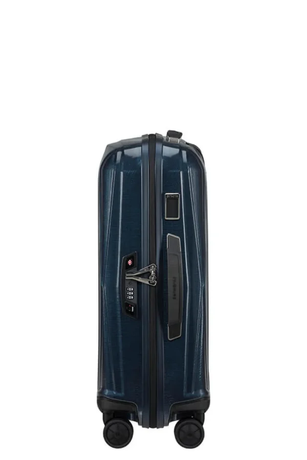 Samsonite Major-Lite Nelipyöräinen laajennettava matkalaukku 55cm Midnight Blue Outlet