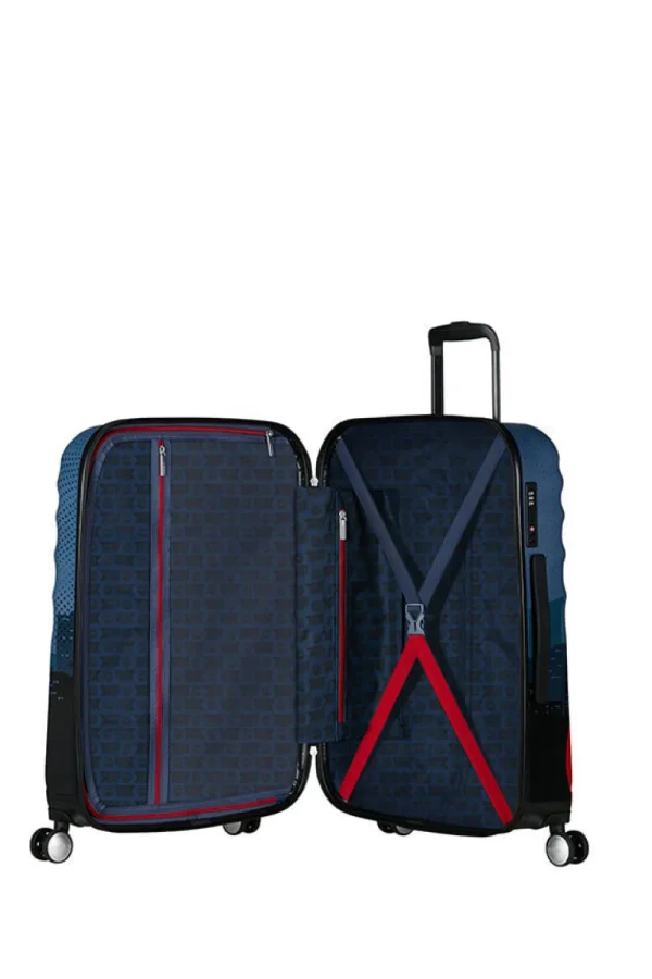 American Tourister Marvel Wavebreaker Keskikokoinen matkalaukku Captain America City Discount