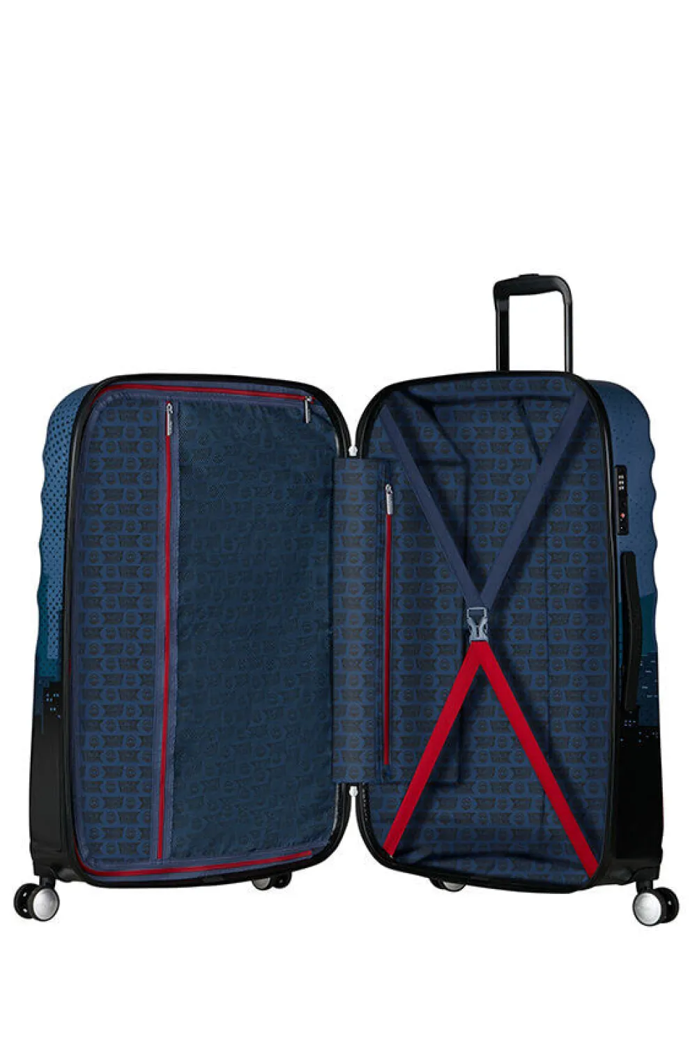 marvel_wavebreaker_suuri__0.webp American Tourister Marvel Wavebreaker Suuri matkalaukku Captain America City Discount