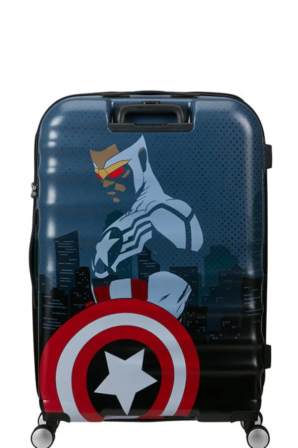 American Tourister Marvel Wavebreaker Suuri matkalaukku Captain America City Discount