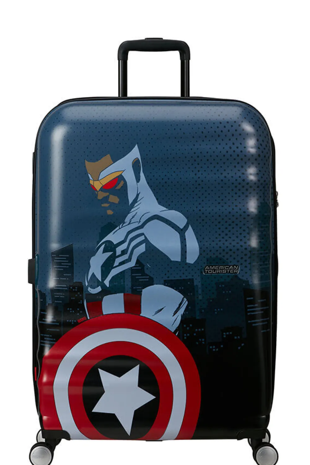 marvel_wavebreaker_suuri__2.webp American Tourister Marvel Wavebreaker Suuri matkalaukku Captain America City Discount