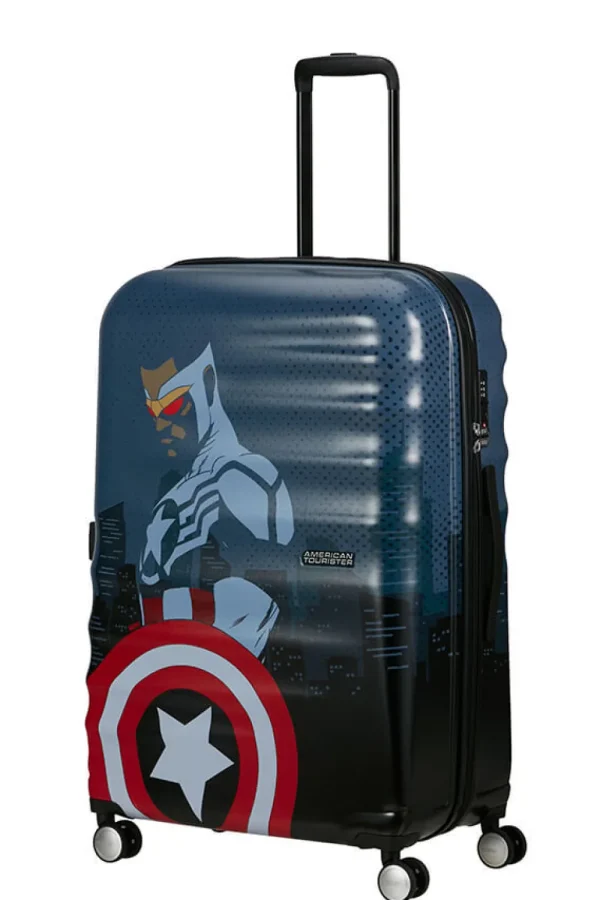 American Tourister Marvel Wavebreaker Suuri matkalaukku Captain America City Discount