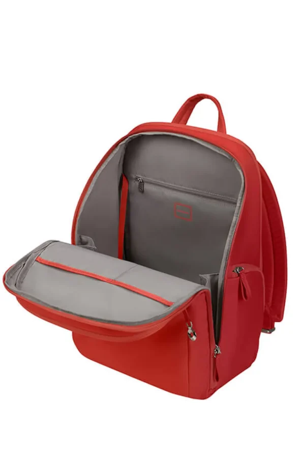 Samsonite Move 5.0 Reppu 14.1" Coral Red Discount
