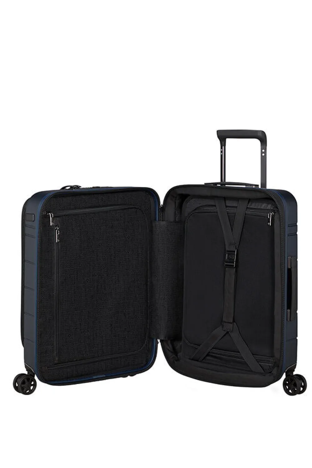 neopod_nelipyrinen_laajen_0-2.webp Samsonite Neopod Nelipyöräinen laajennettava matkalaukku 55cm Midnight Blue Sale