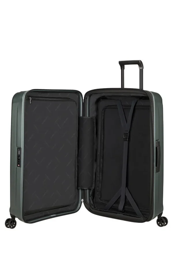 Samsonite Nuon Nelipyöräinen laajennettava matkalaukku 69cm Matt Sage Khaki Clearance