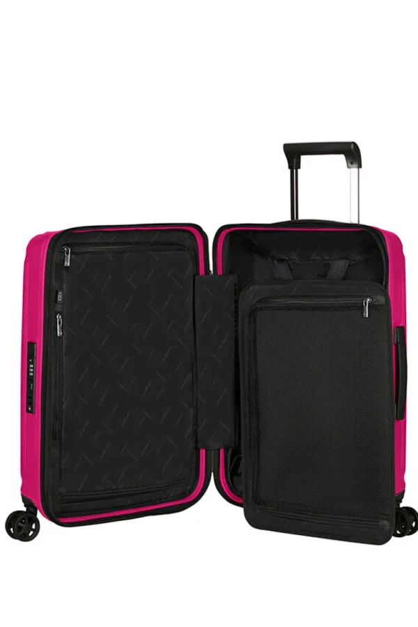 Samsonite Nuon Nelipyöräinen laajennettava matkalaukku 55cm Metallic Ruby New