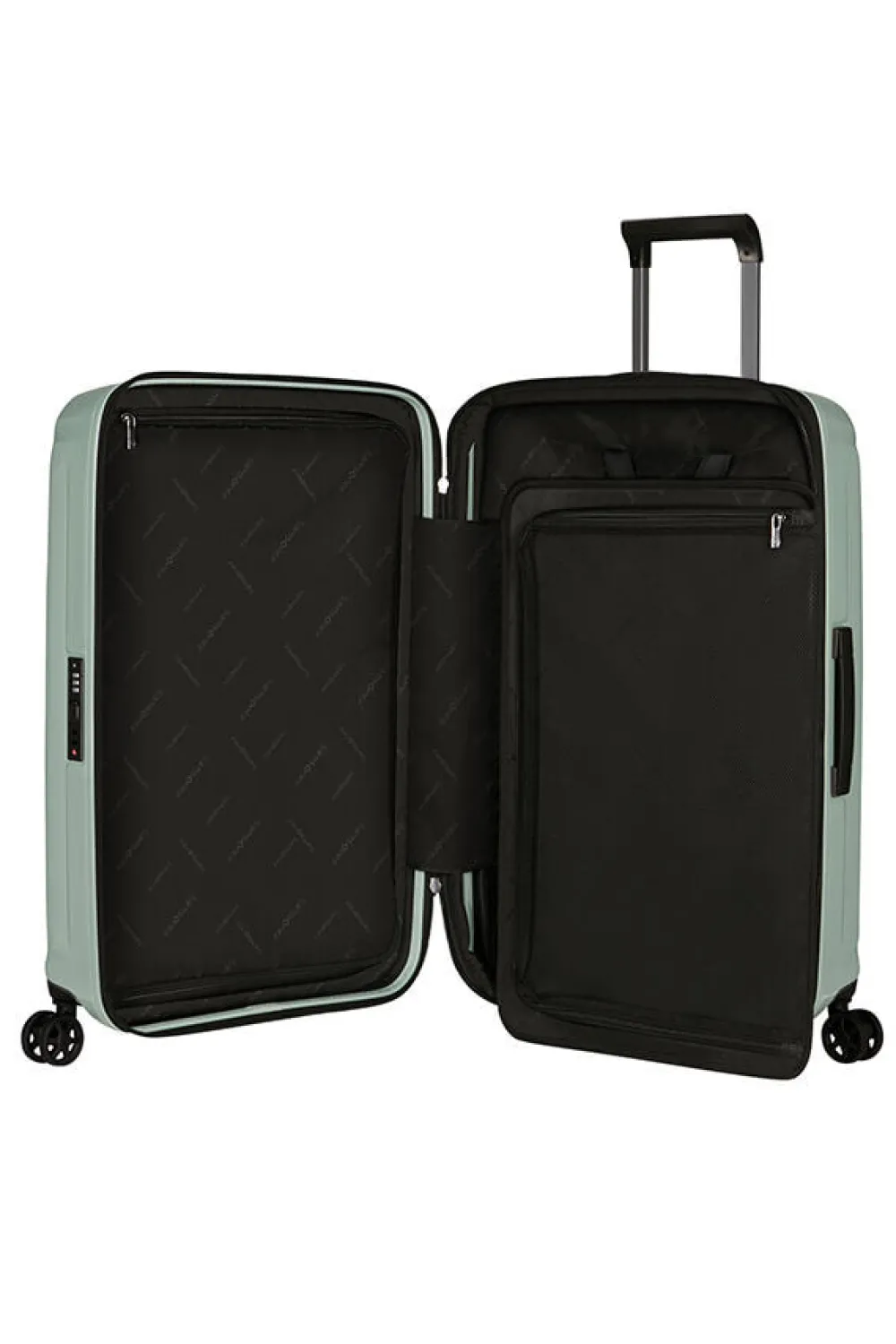 nuon_nelipyrinen_laajenne_1-5.webp Samsonite Nuon Nelipyöräinen laajennettava matkalaukku 69cm Metallic Mineral Green Sale