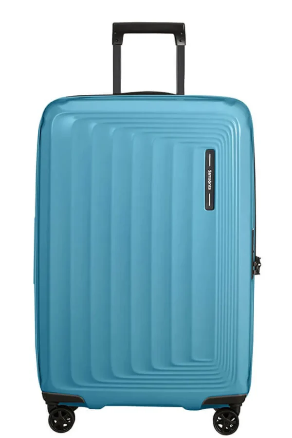 Samsonite Nuon Nelipyöräinen laajennettava matkalaukku 69cm Metallic Ocean Blue Fashion