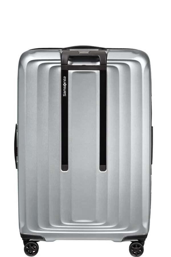 Samsonite Nuon Nelipyöräinen laajennettava matkalaukku 75cm Matt Silver Best