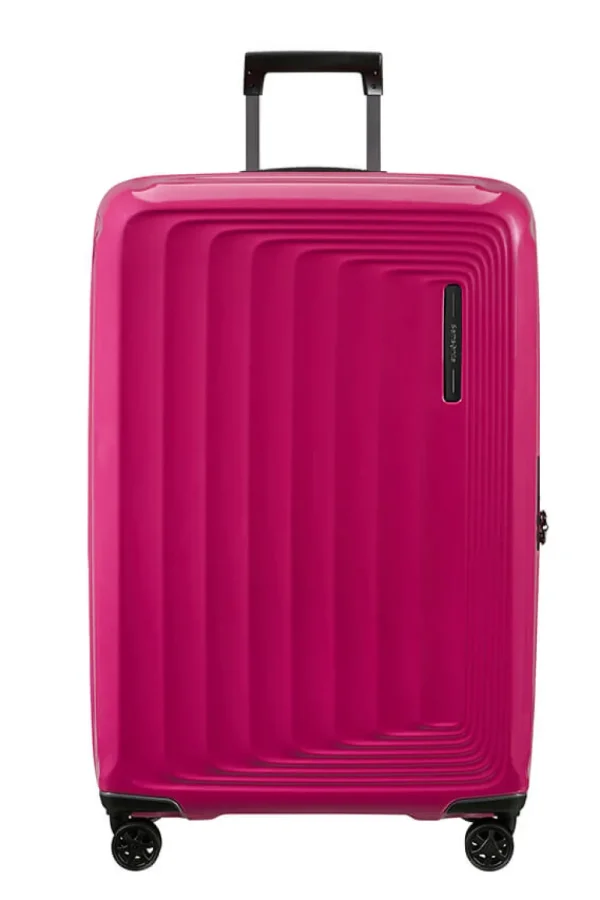 Samsonite Nuon Nelipyöräinen laajennettava matkalaukku 75cm Metallic Ruby Sale