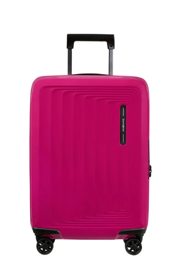 Samsonite Nuon Nelipyöräinen laajennettava matkalaukku 55cm Metallic Ruby New