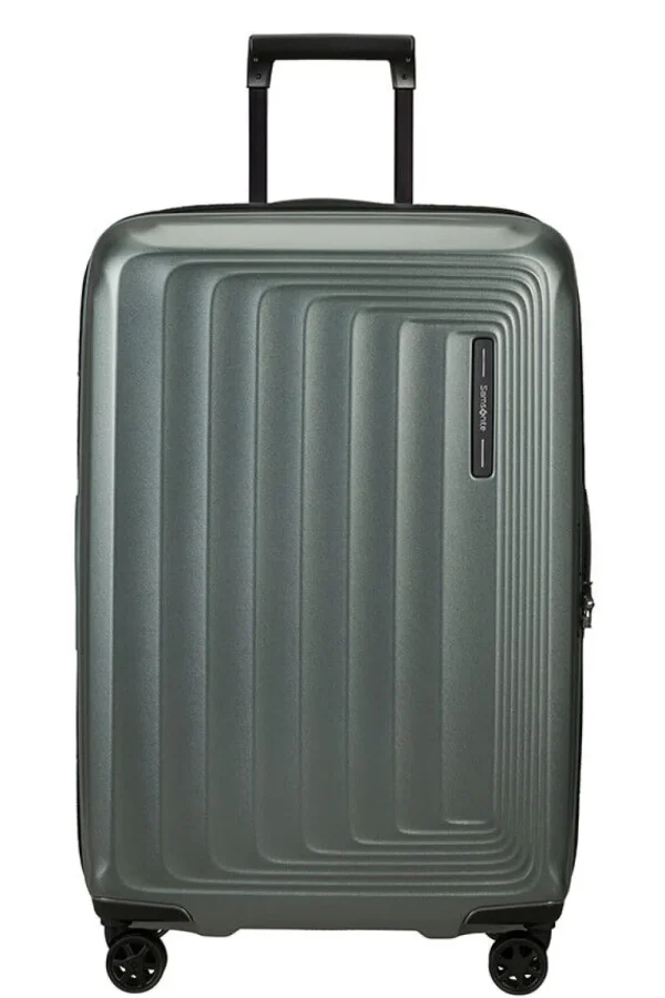 Samsonite Nuon Nelipyöräinen laajennettava matkalaukku 69cm Matt Sage Khaki Clearance