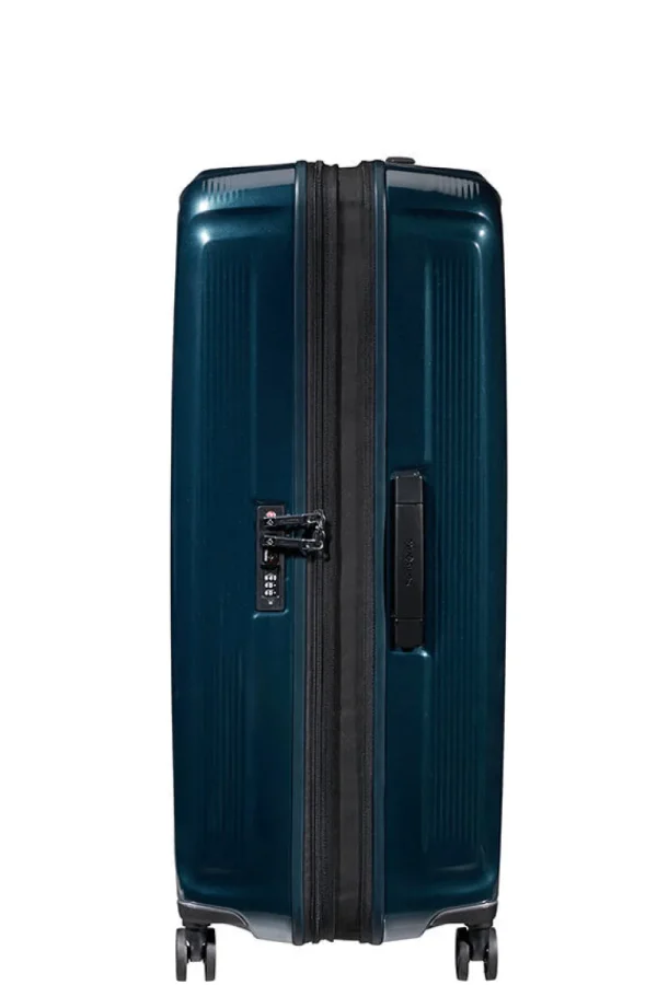 Samsonite Nuon Nelipyöräinen laajennettava matkalaukku 81cm Metallic Dark Blue Best