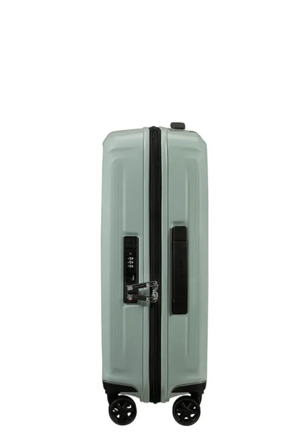 Samsonite Nuon Nelipyöräinen laajennettava matkalaukku 55cm Metallic Mineral Green New