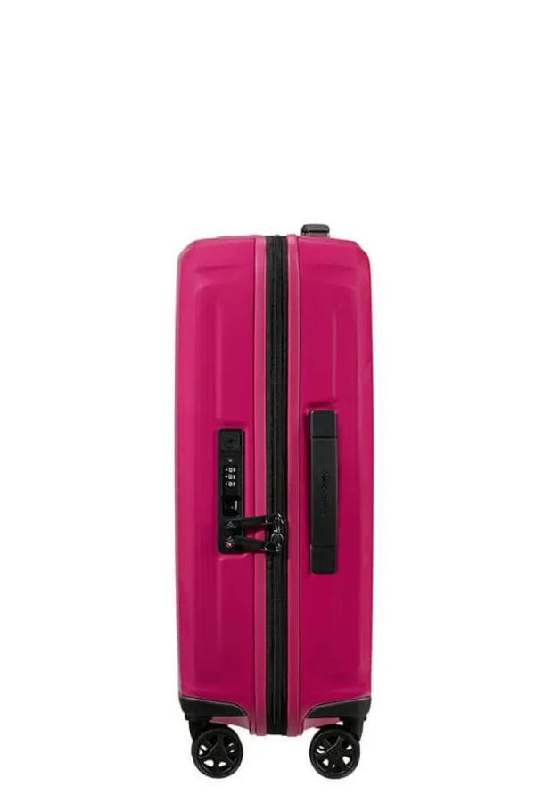 Samsonite Nuon Nelipyöräinen laajennettava matkalaukku 55cm Metallic Ruby New