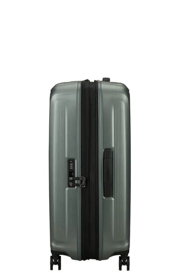 Samsonite Nuon Nelipyöräinen laajennettava matkalaukku 69cm Matt Sage Khaki Clearance