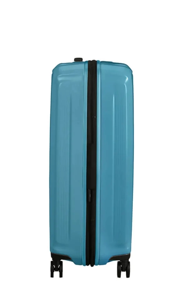 Samsonite Nuon Nelipyöräinen laajennettava matkalaukku 69cm Metallic Ocean Blue Fashion